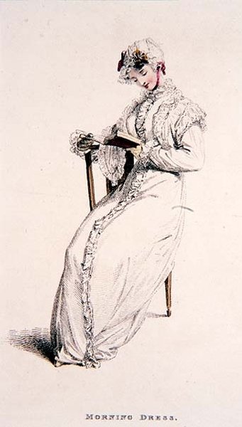 Vestido matinal, Setembro 1811, do "Repositório de Artes" de Ackermann de English School