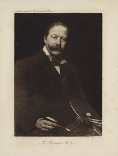 Mortimer Menpes (gravura da foto) de English School