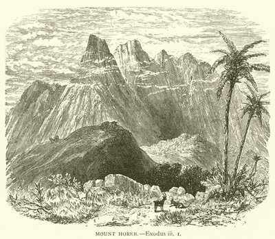 Monte Horeb, Exodus, iii de English School