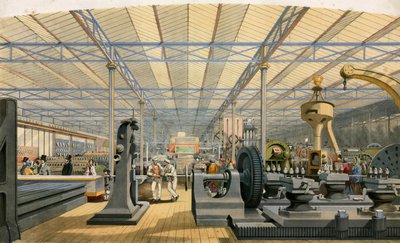 Máquinas Móveis, Grande Exposição, 1851 de English School