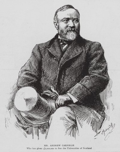 Andrew Carnegie (litografia) de English School