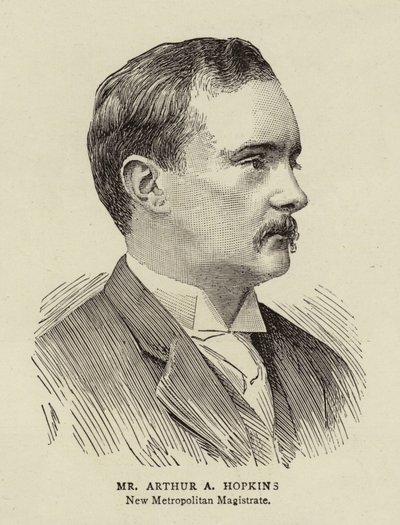 Sr. Arthur A Hopkins (gravura) de English School