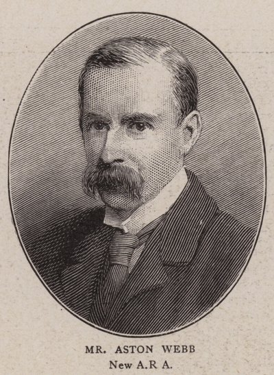 Sr. Aston Webb (gravura) de English School