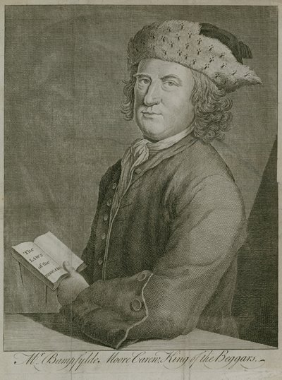 Sr. Bampfylde Moore Carew, rei dos mendigos de English School