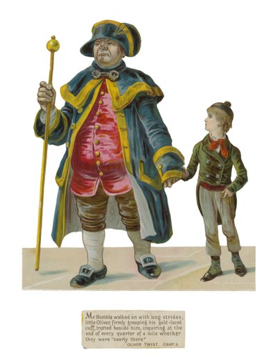 Sr. Bumble e Oliver Twist de English School