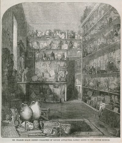 Charles Roach Smiths coleção de antiguidades de Londres de English School