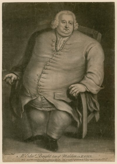 Sr. Edward Bright, falecido em Maldon, Essex, falecido em 10 de novembro de 1750, aos 29 anos de English School
