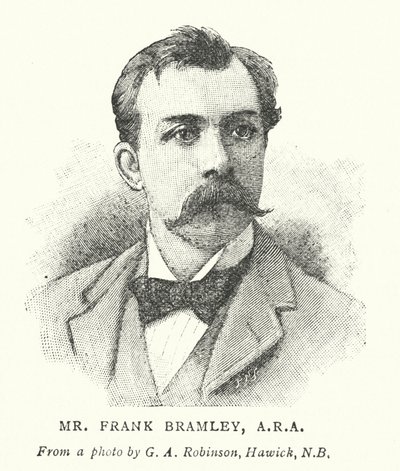 Sr. Frank Bramley, ARA (gravura) de English School