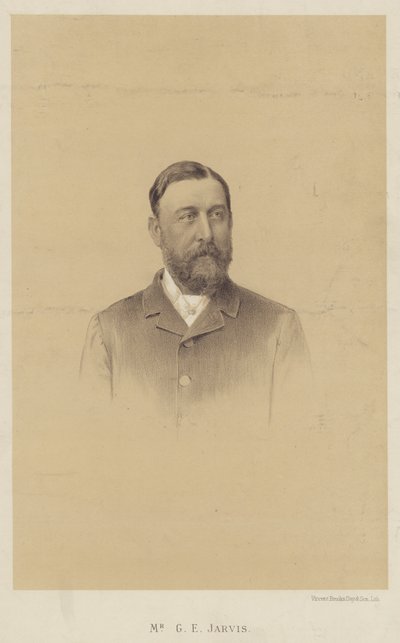 Sr. G E Jarvis (litografia) de English School