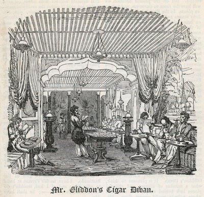 Sr. Gliddons Charuto Divan, King Street, Covent Garden de English School