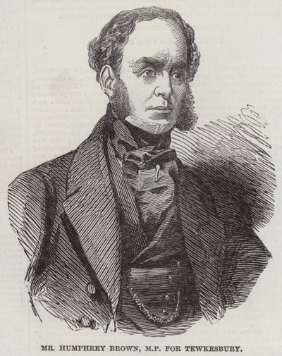 Sr. Humphrey Brown, deputado por Tewkesbury (gravura) de English School