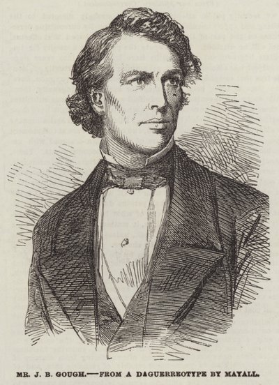 Sr. J B Gough (gravura) de English School