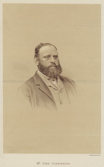 Sr. John Codrington (litho) de English School