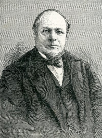 Sr. John Young, prefeito de Sydney, ilustração de The Graphic 8 de maio de 1886 de English School