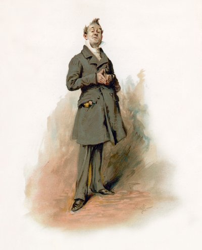 Sr. Pecksniff de Martin Chuzzlewit. &39;Não estou bravo. Eu estou machucado.&39; de English School