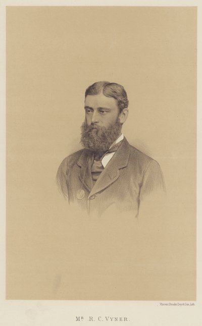 Sr. R C Vyner (litografia) de English School