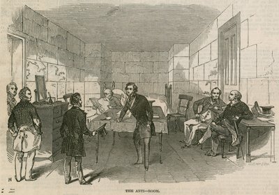 Sr. Smith OBrien, MP, em custódia na Câmara dos Comuns: The Anti-Room de English School