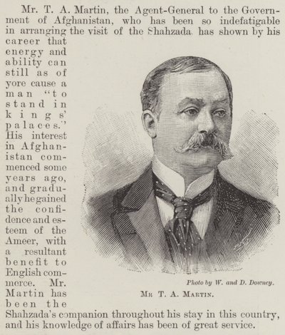 Sr. T A Martin (gravura) de English School
