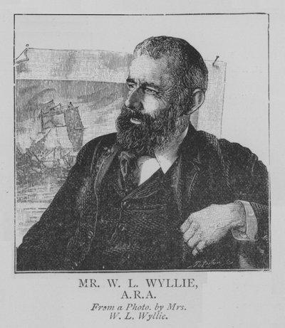 Sr. W L Wyllie, ARA (gravura) de English School