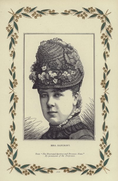 Sra. Bancroft (gravura) de English School