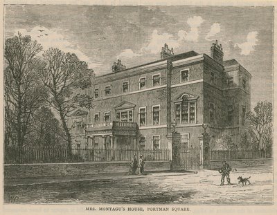 Casa da Sra. Montagus, Portman Square, Londres de English School