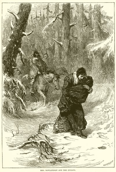 Sra. Rowlandson e os índios de English School