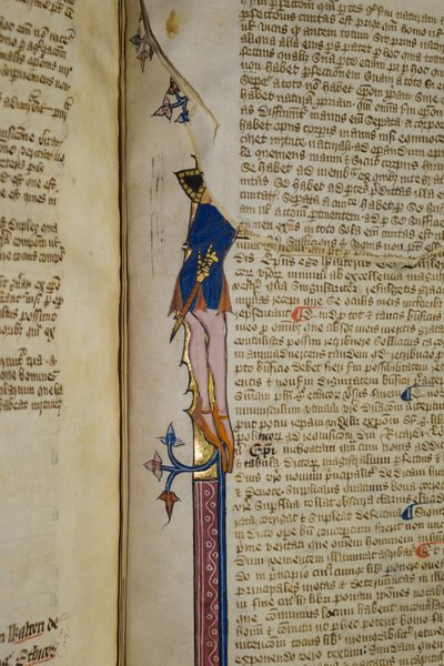 Ms. New Coll 242, f.178r, Comentário sobre a política de Aristóteles por Walter Burley (caneta e tinta sobre velino) de English School