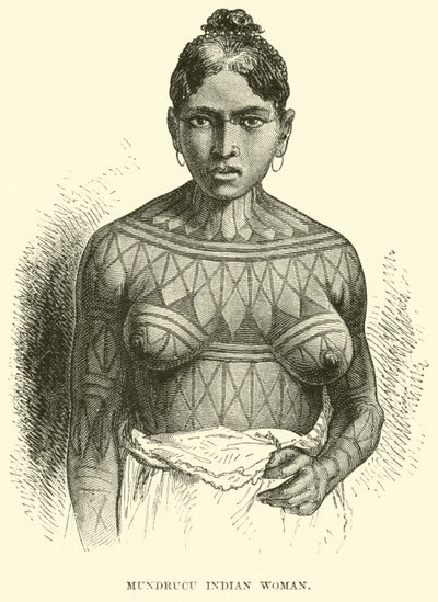 Mundrucu mulher indiana de English School