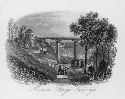 Ponte do Museu, Scarborough (gravura) de English School