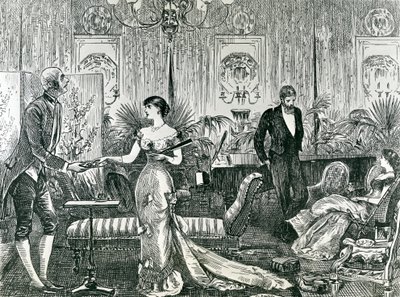 Música em Casa (gravura) de English School