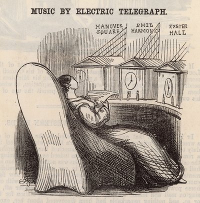 Música pelo telégrafo elétrico de English School