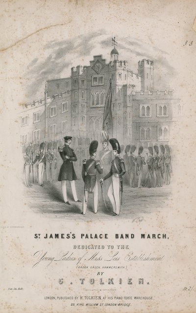 Partitura de St Jamess Palace Band March de English School
