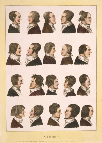 Nabobs, pub.1811 (gravação a cores) de English School