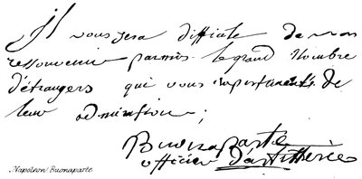 Napoleão Buonaparte de English School