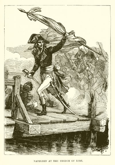Napoleão na ponte de Lodi de English School