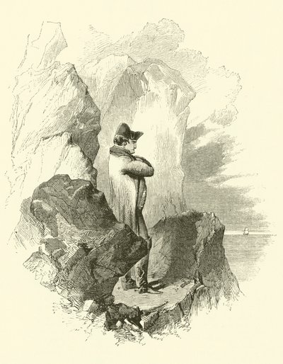 Napoleão no exílio (gravura) de English School