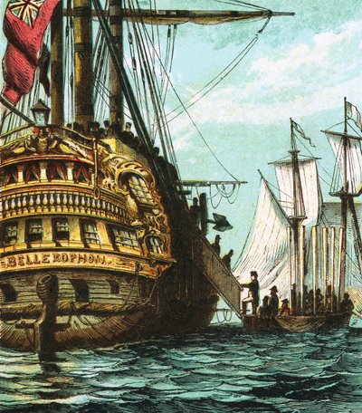 Napoleão no Belerofonte de English School
