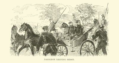 Napoleão saindo de Sedan, setembro de 1870 de English School