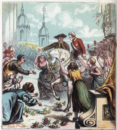 Guerra Napoleónica: O Duque de Wellington (1769-1852) libertou Madrid das garras francesas em 1812. Wellington em Madrid de English School