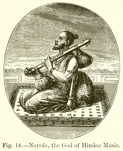 Nareda, o deus da música hindu de English School