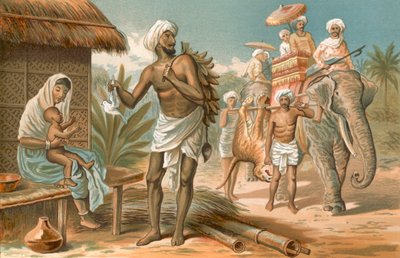 Nativos do Hindoostan, retornando da caça ao tigre de English School