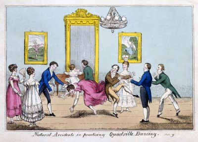 Acidentes Naturais na prática de Dança de Quadrilha, pub. Cleary de English School