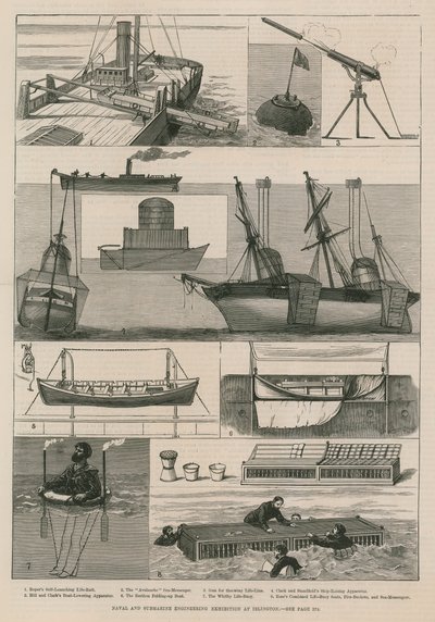 Exposição de Engenharia Naval e Submarina em Islington de English School