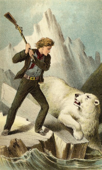 Nelson matando o urso polar de English School
