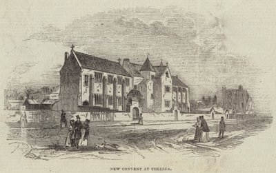 Novo Convento em Chelsea (gravura) de English School