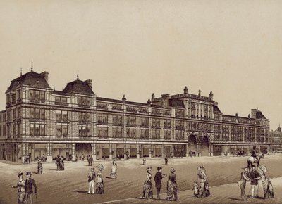 New Exchange Station, Liverpool (litografia) de English School