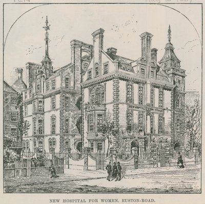 Novo Hospital para Mulheres, Euston Road, Londres de English School