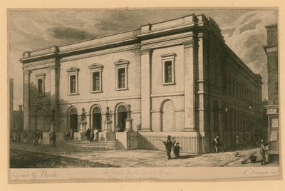 Novo Teatro Real, Drury Lane, Londres; B Wyatt, arquiteto de English School