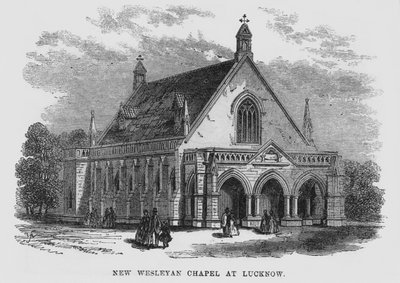 Nova Capela Wesleyan em Lucknow de English School