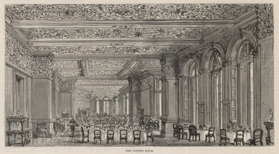 Novo edifício do Constitutional Club em Northumberland Avenue: The coffee room de English School